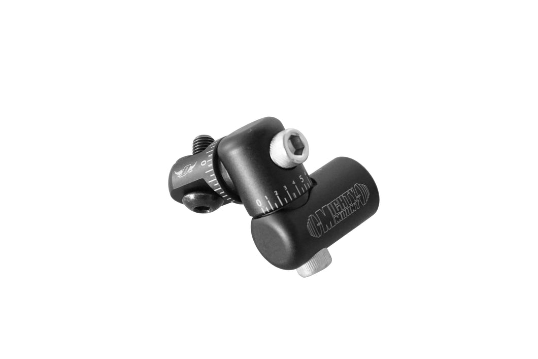 3.9oz - MIGHTY MOUNT FULLY ADJUSTABLE OFF-SET MOUNT SHORT BODY W/BOLT